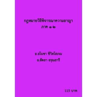 รวมคำบรรยายเนติบัณฑิต สมัยที่ 72 วิชากฎหมายวิธีพิจารณาความอาญา ภาค 1-2