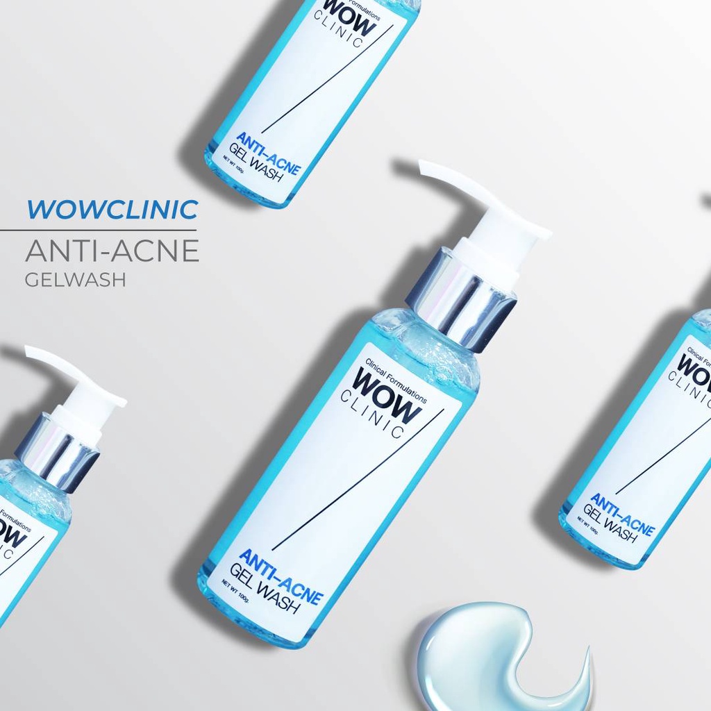 WOW CLINIC ANTI-ACNE GEL WASH ว้าวคลินิก แอนตี้ แอคเน่ เจล วอซ