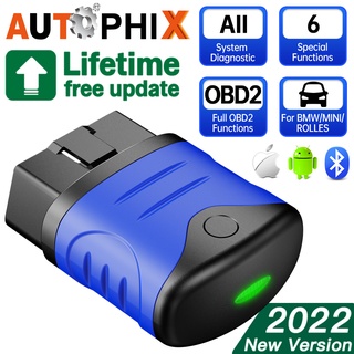 Autophix 3910 OBD2 เครื่องสแกนเนอร์วินิจฉัยบลูทูธ EPB CBS ETC ตรวจสอบแบตเตอรี่ สําหรับ iPhone iPad Android