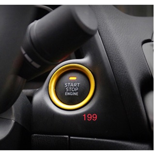 วงแหวนปุ่มสตาร์ทสีทอง  mazda2,3 Cx3, Cx5 skyactiv ทุกรุ่น