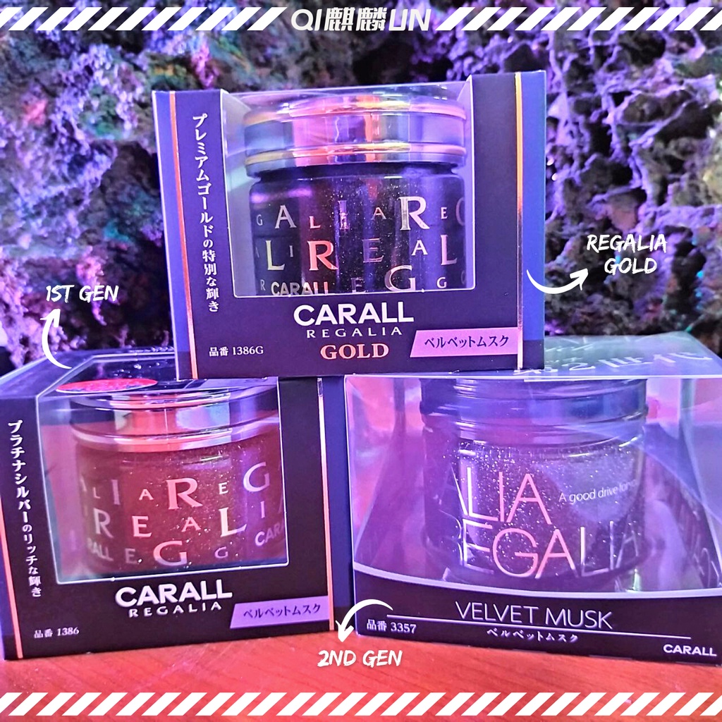 CARALL Regalia Enrich / Regalia Enrich Gold Car Air Freshener / น้ําหอม - Velvet Musk (1386/3357/138