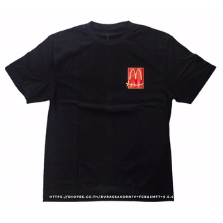 เสื้อยืดครอป เก็บ เสื้อยืดtravis scott x mcdonald’sS-5XL