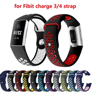 For Fitbit Charge 3 4 Strap Sport Silicone Wrist Watch Strap For Fitbit Charge3 Watch Band Replacement Smart Accessories