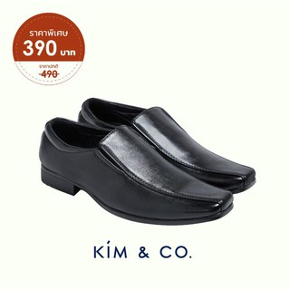 Kimandco รองเท้าผู้ชาย รองเท้าทางการ รุ่น K005 สีดำ