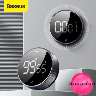 💜ถูกจริง/ส่งไว📦 Baseus เครื่องตั้งเวลา Digital Timer เครื่องนับเวลาถอยหลัง มีแม่เหล็ก Countdown Kitchen Timer Alarm