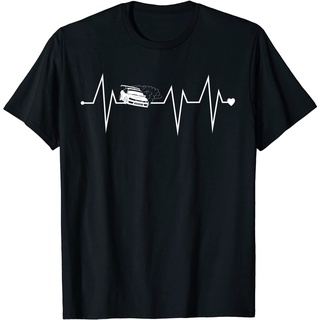 เสื้อยืด  Clothes Funny Drifting JDM Drifter Heartbeat Heart Pulse Rate EKG T-Shirt