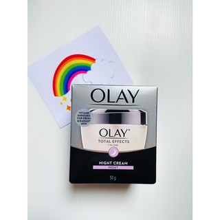 ของแท้💯🌙🌙Olay Total Effects 7 In One Night Cream 50 ml. โอเลย์ โททัล เอฟเฟ็คส์ 7 อิน 1 ไนท์ ครีม