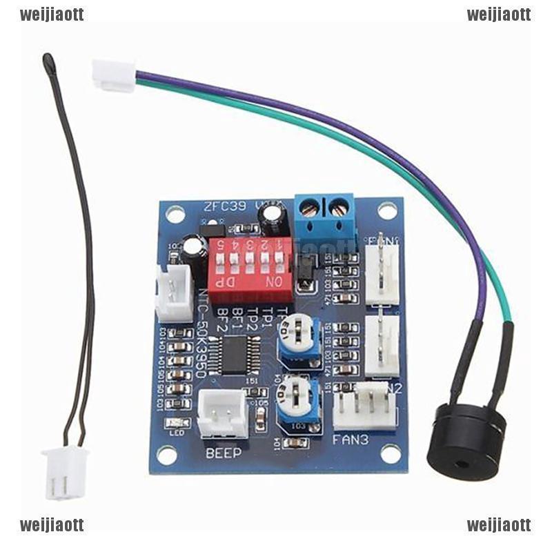 ใหม่พัดลมควบคุมอุณหภูมิอัตโนมัติ Cpu Dc 12v Pwm Pc Board