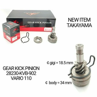 Takayama Pinion Gear/Pinion Gear Kick Starter Vario 110 (7T)