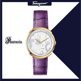 [ของแท้] Ferragamo นาฬิกาข้อมือ ผู้หญิง รุ่น FERRAGAMO FFY03-0017 LOGOMANIA DIAL WHITE/SILVER paurasia ปอเรเซีย