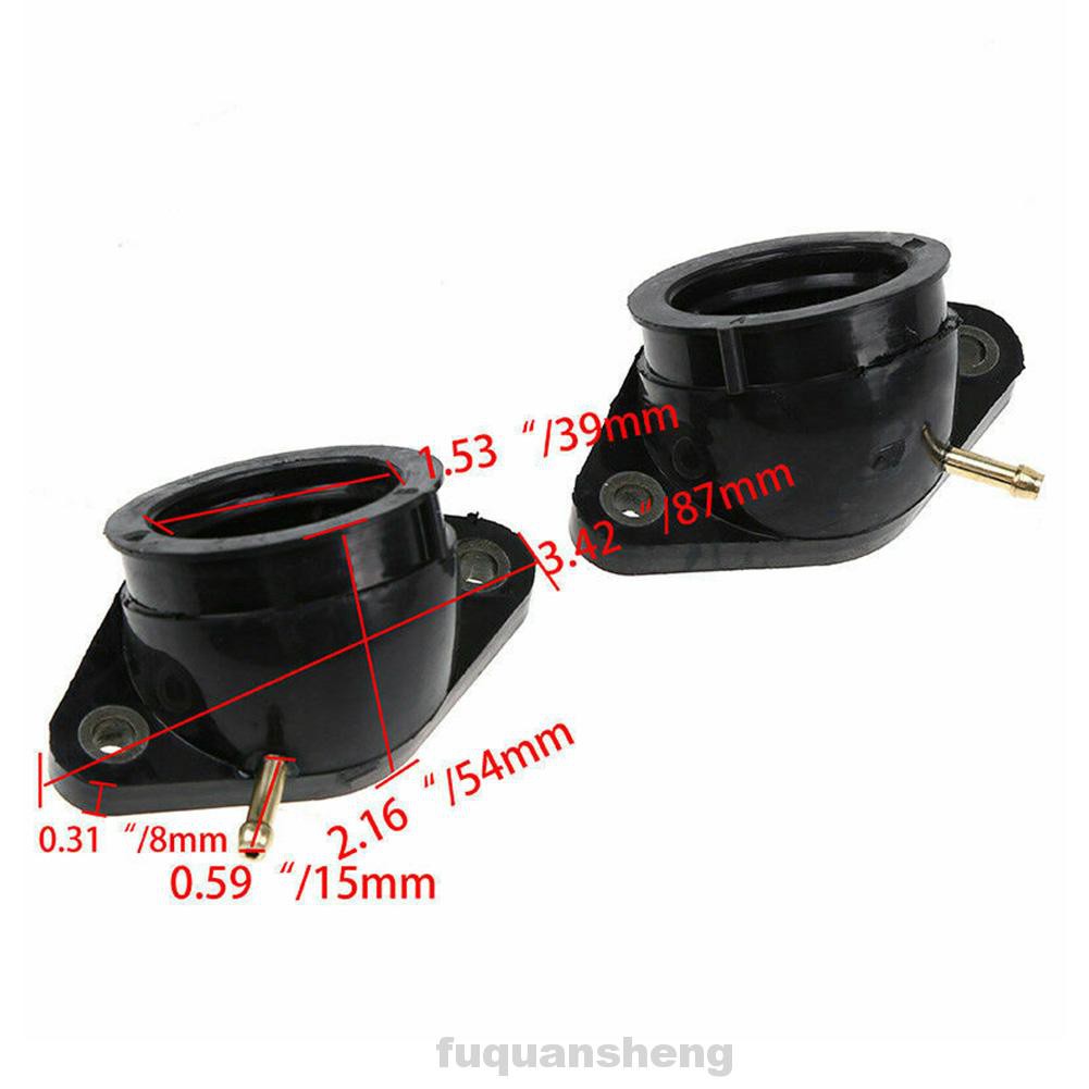 2pcs/set Carburetor Intake Boot Repair Aluminum Durable For Yamaha