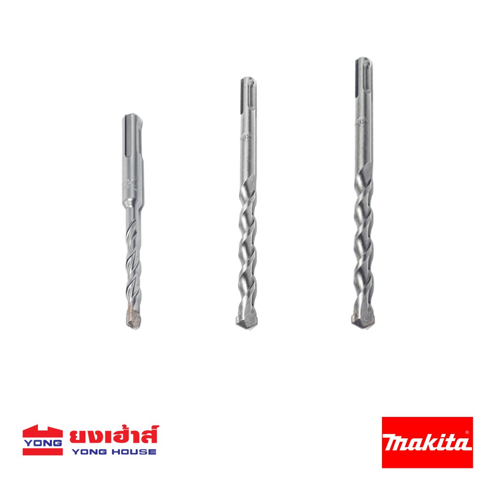 MAKITA ดอกสว่านโรตารี่ สำหรับเจาะปูน 6.5x110มม. 10x160มม. 12x160มม. ของแท้ 100%