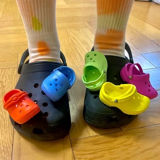 Crocs jibbitz ตัวติดรองเท้า 3D ขนาดเล็ก น่ารัก เครื่องประดับแฟชั่น DIY สําหรับตกแต่งรองเท้า