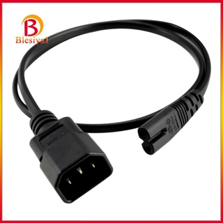 [Blesiya1] สายไฟ 60 ซม. 110~250V Iec 320 C14 To C7 Ac สําหรับจอภาพ Pdu Ups