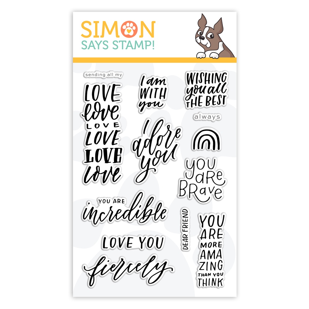 แสตมป์ใส Simon Says Clear Stamps I AM WITH YOU | Shopee Thailand