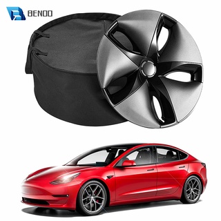 Tesla อุปกรณ์เสริมFor Tesla Model 3 Model Y Aero Wheel Cover Storage Carrying Bag Hub Ca Storage Fit Tesla 18&amp;quot; Hubc