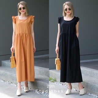 🌈🌿🌺🌼🌸🧡🤎🇰🇷 Cotton Sleeveless Maxi Dress