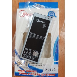 แบตเตอรี่มือถือ Meago รุ่น Samsung  Galaxy Note4（N910）Battery 3.85V-2900mAH