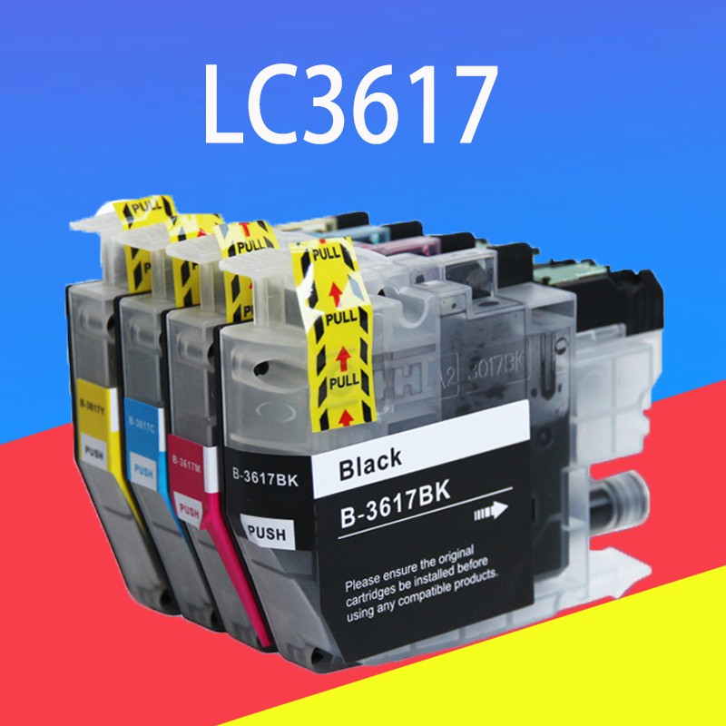 LC 3619 LC 3617 หมึก LC3619XL LC3617XL สีดำ LC 3619XL LC 3617XL ตลับหมึกเข้ากันได้สำหรับ Brother MFC
