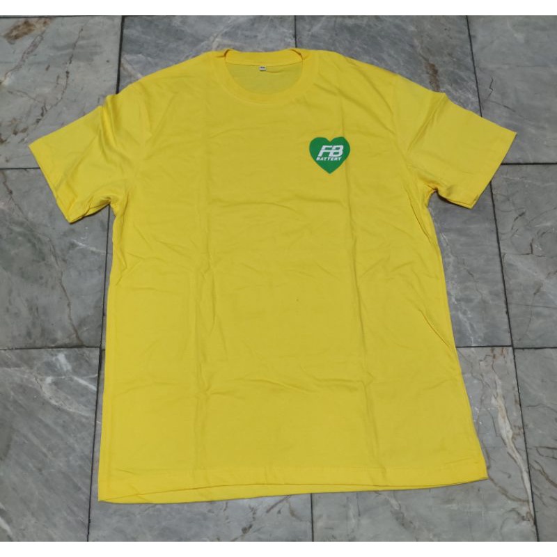 (สินค้ามือ1) FB เสื้อยืด คอกลม ยี่ห้อ FB Battery