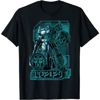 เสื้อยืด พิมพ์ลาย Transformers War For Cybertron Optimus Prime Portrait สําหรับผู้ชาย