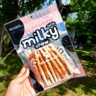 Milky Chew (มิ้ลกี้ ชิว) มี 5 แบบ ขนมสุนัขนิ่มและหอมนม (ไม่ติดแถม)
