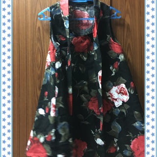 ชุดเดรสสั้นลายดอก &lt;สวยๆ&gt;&lt;ใหม่มั่ก&gt;