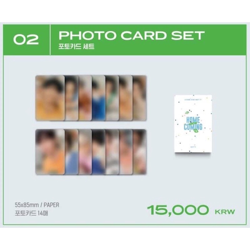 หาร Photo card set [ GOT7 - 2022 FANCON ]