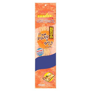 🔥The Best!! เบนโตะ ปลาเส้นปรุงรส รสหมึกย่างทรงเครื่อง 15กรัม Seasoned Fish Bento Grilled squid flavor flavor, 15 grams