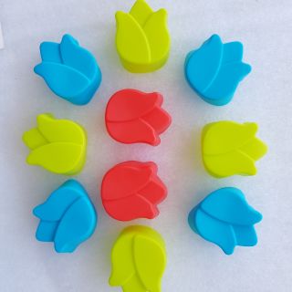 พิมพ์ซิลิโคน 3cm ลาย ดอกทิวลิป tulip silicone mold ทำวุ้น ขนม เบเกอรี