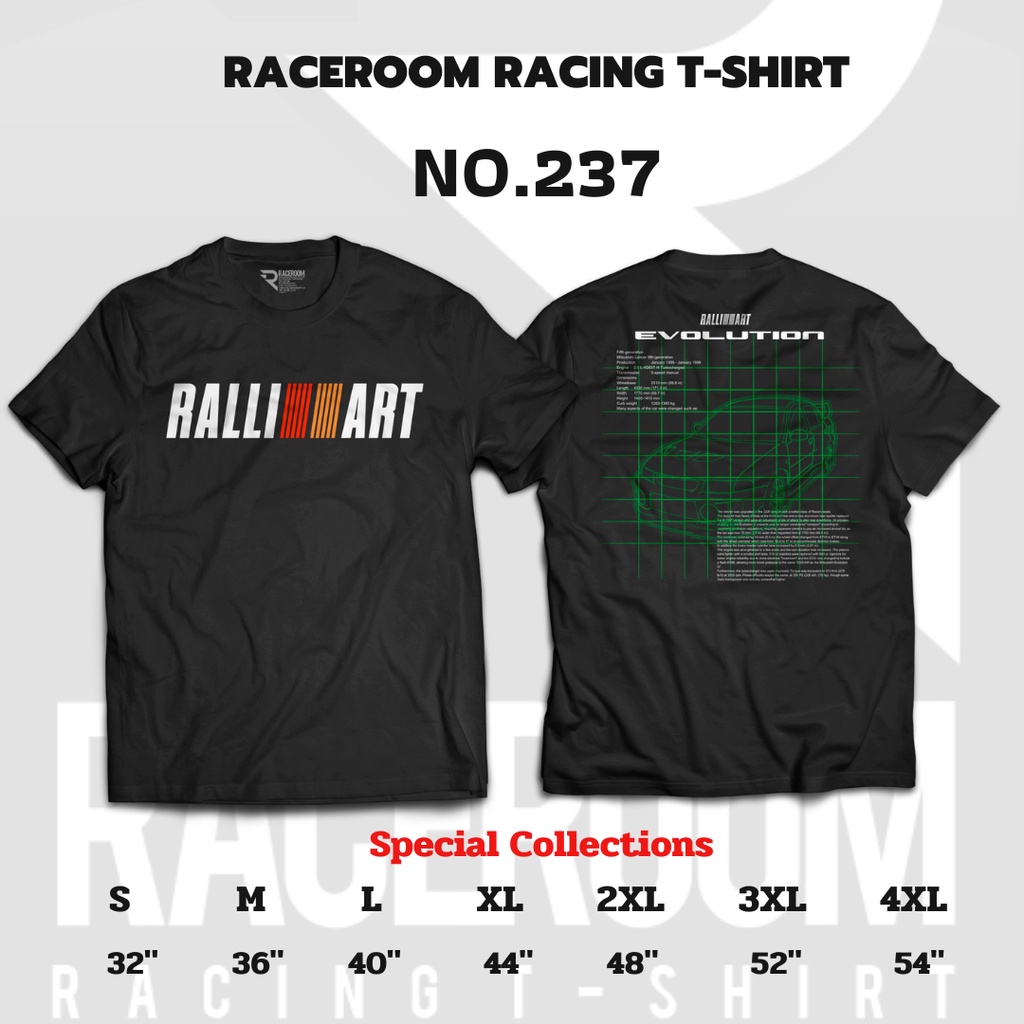 เสื้อคู่ - เสื้อยืดRalliArtหน้าจอพรีเมี่ยมทํางานสบายสวมใส่ไม่ร้อนกับเต็มNo.237