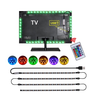 5050 แถบไฟแบล็กบอร์ด USB LED 1-5 เมตร RGB สําหรับตกแต่งพื้นหลังคอมพิวเตอร์ TV