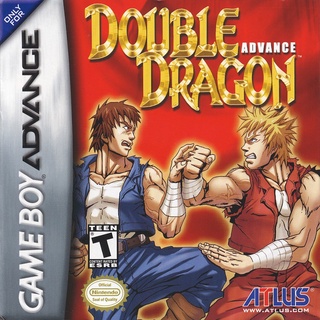 ตลับ GBA Double Dragon Advance ( USA ) ตลับพิเศษ ตัวไม่หมด ตลับผลิตใหม่