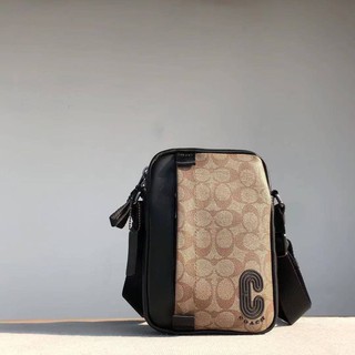 Coach  North/South Edge Cross body In Signature Canvas