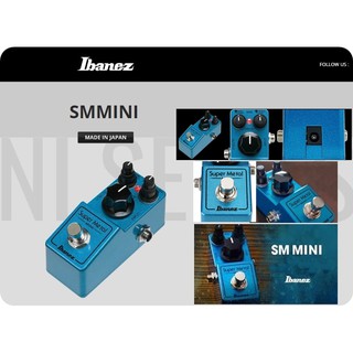 Ibanez SM MINI เอฟเฟคเสียง Distortion (Made in Japan)