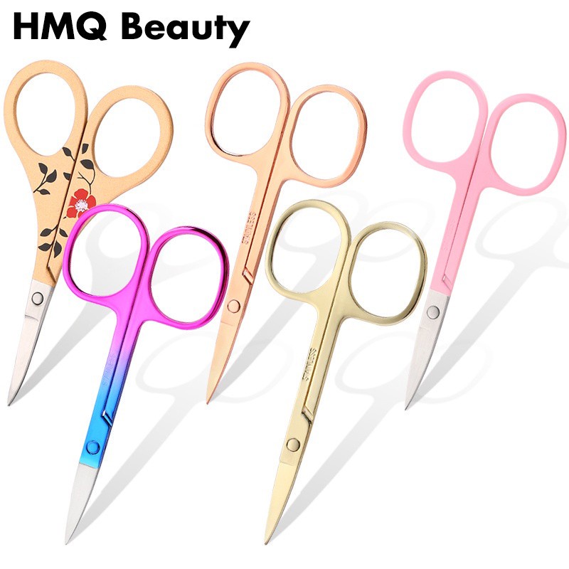 กรรไกรตัดขนคิ้ว สเตนเลส อเนกประสงค์ สําหรับแต่งหน้า