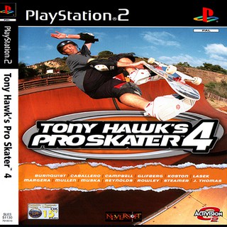 แผ่นเกมส์ PS2 (คุณภาพ)  สเก็ตบอร์ดTony Hawk Pro Skater 4 [USA]