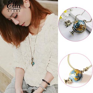 1Pc LadyMini Earth Globe กล้องส่องทางไกลสร้อยคอจี้คอยาว Chain