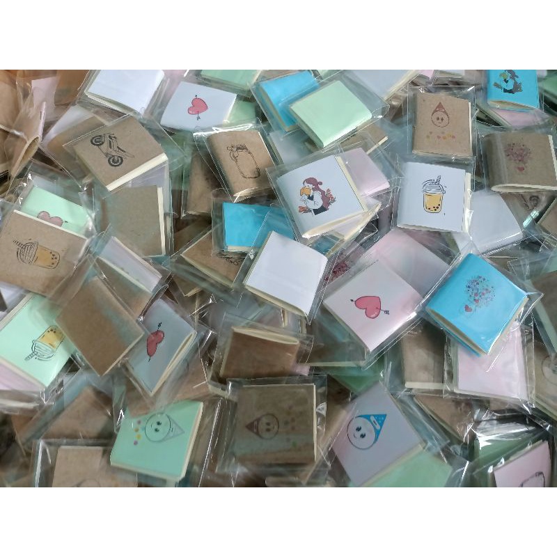 สมุดจิ๋ว..ราคาจิ๋ว..thank you. ของระลึก ของชำร่วยขั้นต่ำ50เล่ม