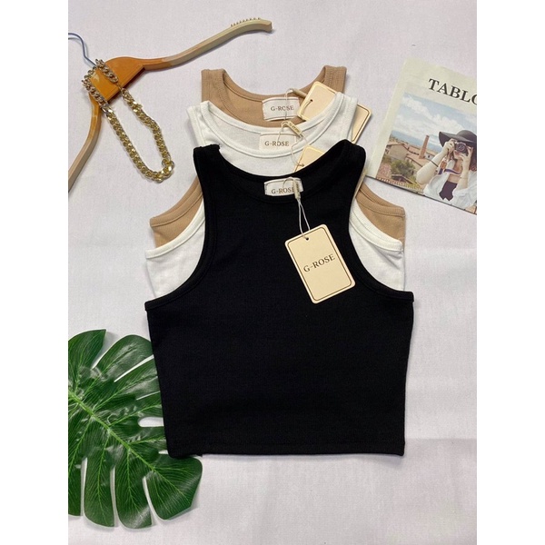 G-rose เสื้อครอป สินค้ายอดฮิต ผ้ายืดใส่สบาย
