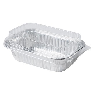 ถาดฟอยล์+ฝา 12.5x3cm. (แพ็ค10ชิ้น) S&amp;S 4031 Foil tray + lid 12.5x3cm. (Pack of 10 pieces) S&amp;S 4031