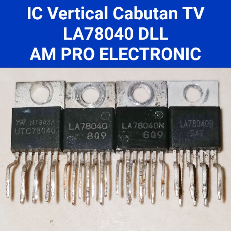IC LA78040 LA78040N LA 78040 IC กําจัดทีวีแนวตั้งแนวตั้งแนวตั้งแนวตั้งของแท้