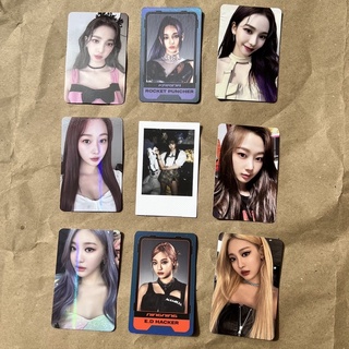 [พร้อมส่ง] การ์ด aespa The 2nd Mini Album Girls Photocard Hottracks Quiz winner Event