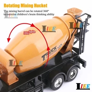RC Engineering Series รถ Remote Crane Excavator Bulldozer Dump Mixer รถบรรทุก Roller Tower ของเล่นรีโมทคอนโทรลรถสําหรับของขวัญเด็กของเล่นก่อสร้าง