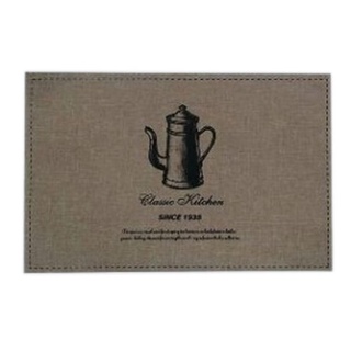 Chaixing Home แผ่นรองจาน PolyLinen ลาย Kettle KASSA HOME รุ่น ABH23138BLACK คละสี