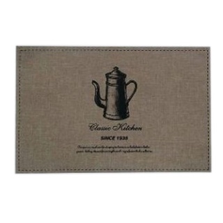 Chaixing Home แผ่นรองจาน PolyLinen ลาย Kettle KASSA HOME รุ่น ABH23138BLACK คละสี