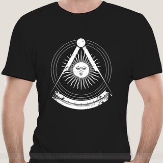 เสื้อยืด ผ้าฝ้าย พิมพ์ลาย Freemason Masonic Past Master ยอดนิยม แฟชั่นสําหรับผู้ชาย