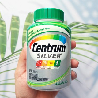 วิตามินรวม ผู้ใหญ่วัย 50 ปีขึ้นไป Centrum® Silver® Adults 50+ Multivitamin &amp; Minerals 220 Tablets