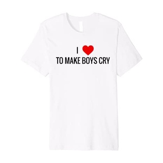 T-Shirt I LOVE TO make BOYS cry blacKPINK LISA Clothes COMBED 30S Cotton