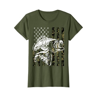 [COD]Yuanl5 {พร้อมส่ง เสื้อยืดแขนสั้นลําลอง ผ้าฝ้าย 100% พิมพ์ลายธง Usa Flag B Fisherman พลัสไซซ์ ไซซ์ XS-6XL สําหรับผู้